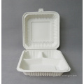 Degradable disposable plastic corn starch Bento clam shell lunch box